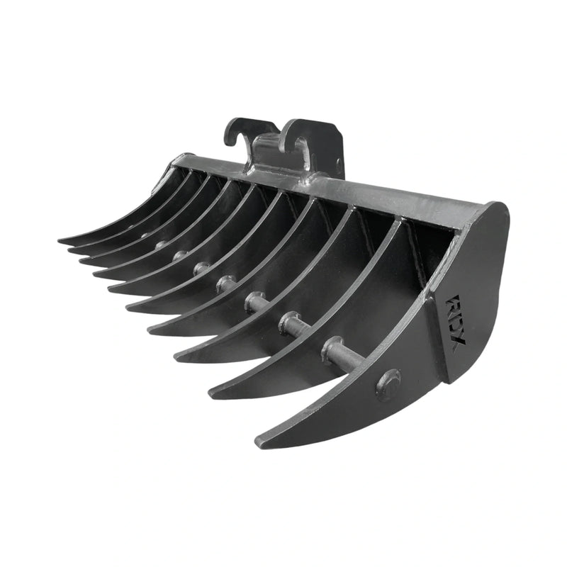 Bobcat E40 X-Change Land Rake 42 inch attachment for excavator