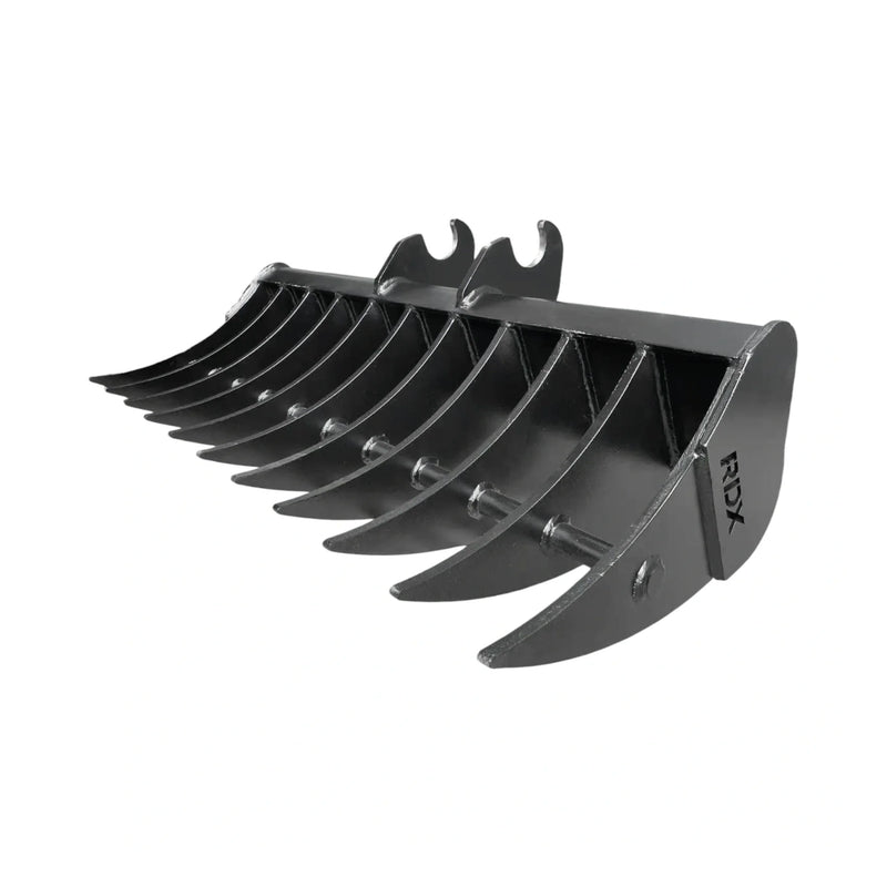 Kubota KX61 Quick Attach Land Rake 60 inch attachment for excavator