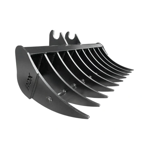 Kubota U55 Quick Attach Land Rake 48 inch attachment for excavator