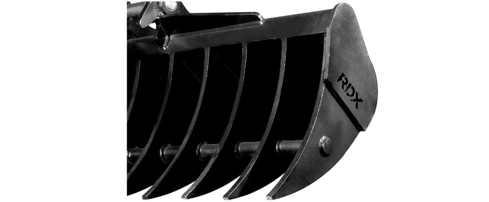 High-Radius Clearing Tines