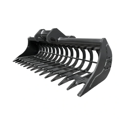 Bobcat E32 X-Change Rake Riddle Bucket 48 inch attachment for excavator