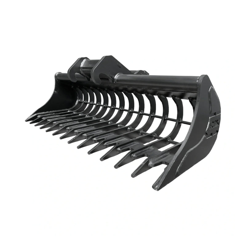 Bobcat E45 X-Change Rake Riddle Bucket 48 inch attachment for excavator