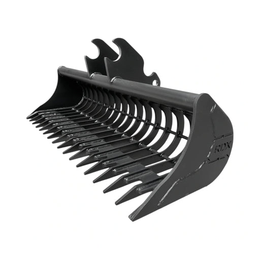 Kubota U57-4 Quick Attach Rake Riddle Bucket 60 inch attachment for excavator