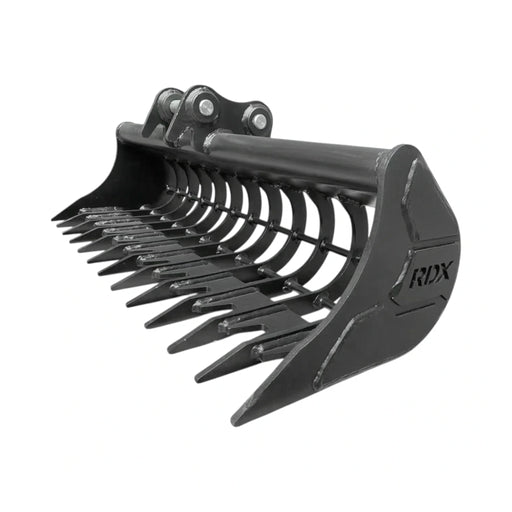 Bobcat E19E Rake Riddle Bucket 42 inch attachment for excavator