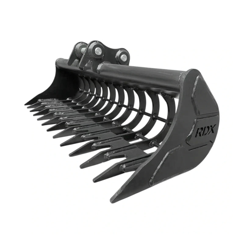 Bobcat 322 Rake Riddle Bucket 42 inch attachment for excavator