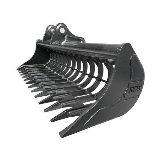 Bobcat E35 Rake Riddle Bucket 48 inch attachment for excavator