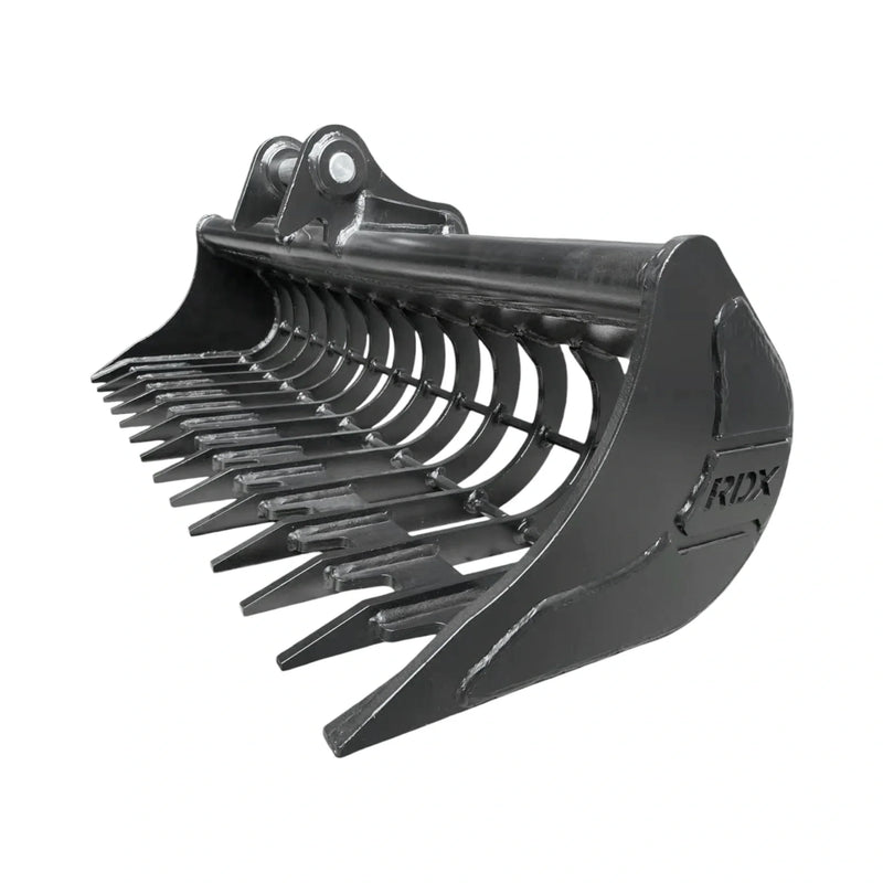 Volvo EC30 Rake Riddle Bucket 48 inch attachment for excavator