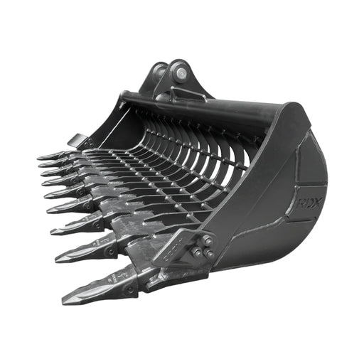 Bobcat E60 Rake Riddle Bucket 60 inch attachment for excavator